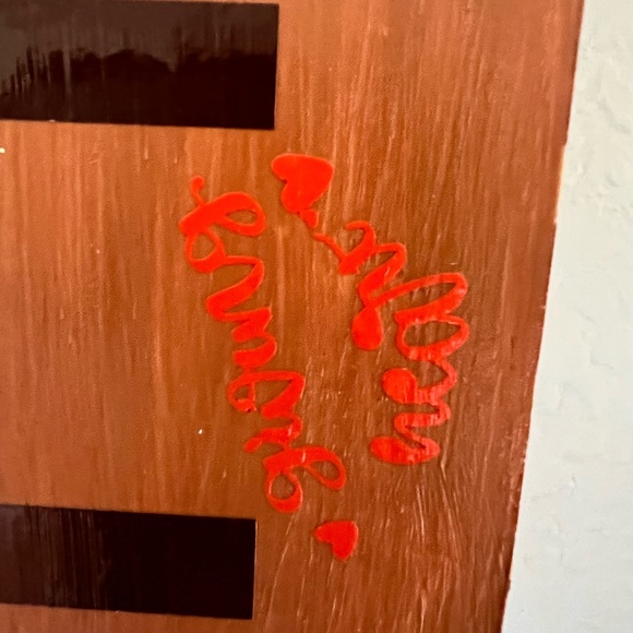 Reversible Thanksgiving & Halloween wooden door hangerw/2 sets of Holliday bows. - Picture 11 of 12